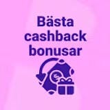 logo with bästa cashback bonusar