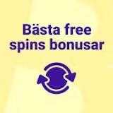 Logo with bästa free spins bonusar