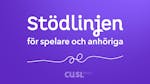 Stödlinjen: Hjälp för spelare och anhöriga