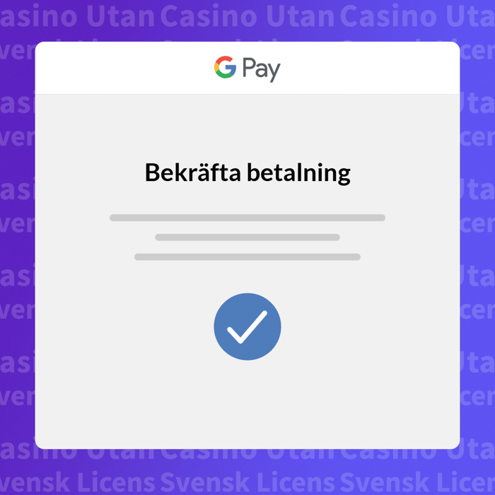 Bekräfta insättningen