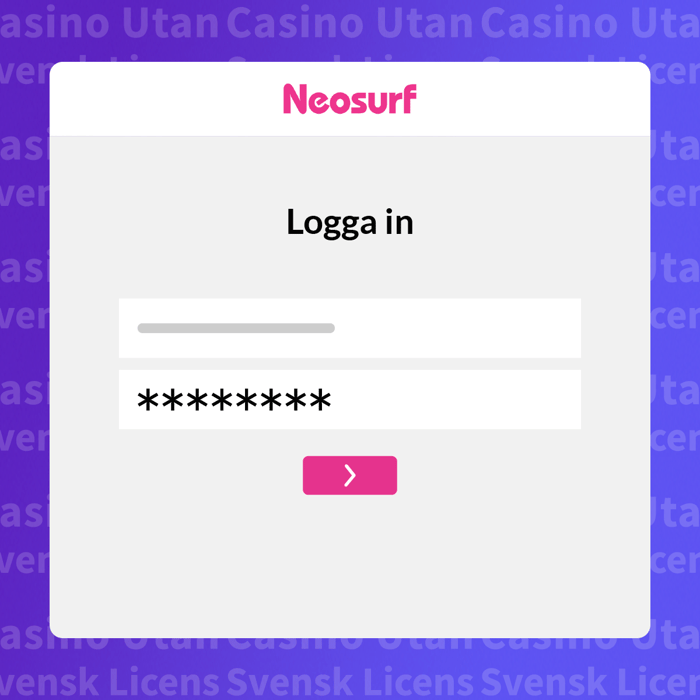 Logga in på casinot