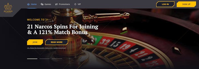 En första anblick av 21 Casino