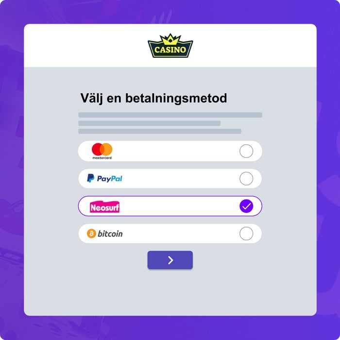 Gör en insättning