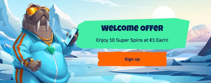 Välkomsterbjudande på Arctic Casino.