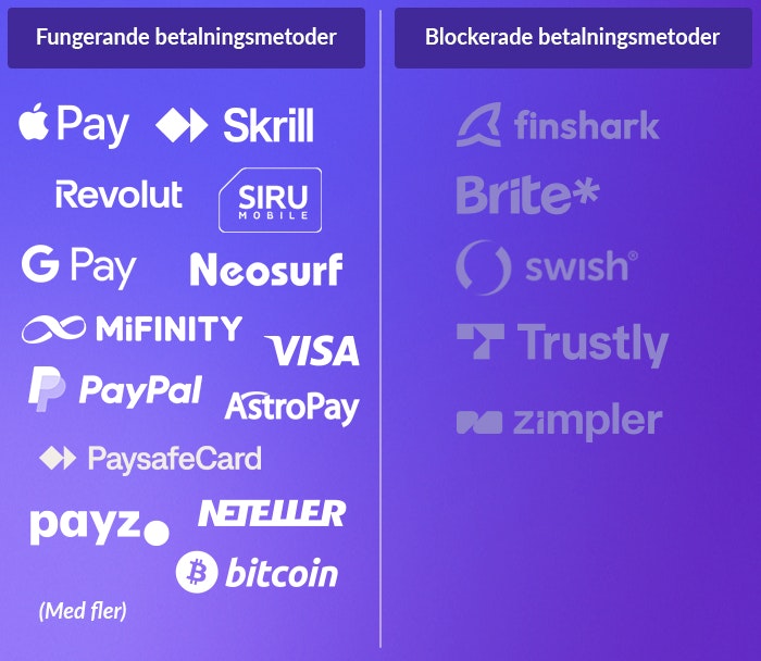 betalningsmetodercasinoutansvensklicens.