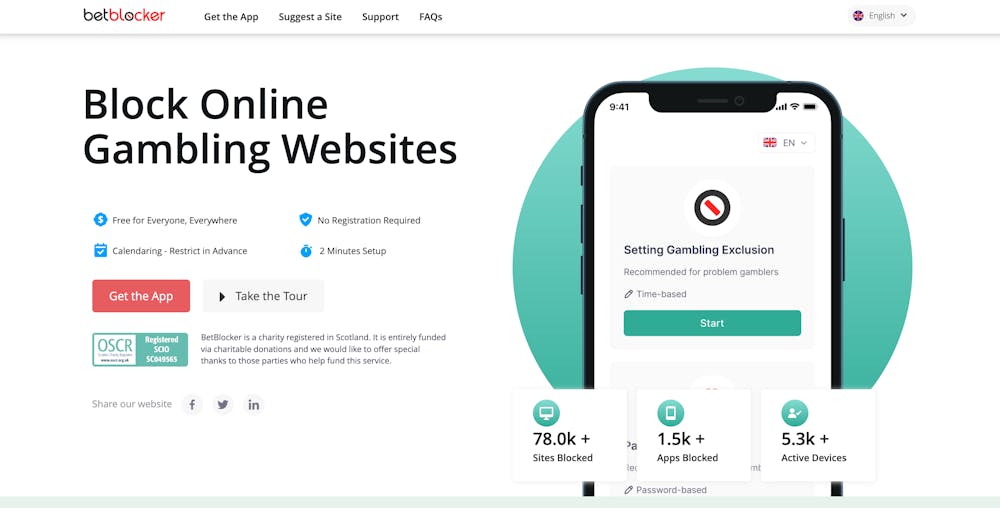 BetBlocker website