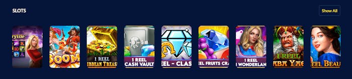Det finns över 4000 slots hos Betfoxx. Här visas några titlar som finns i utbudet.