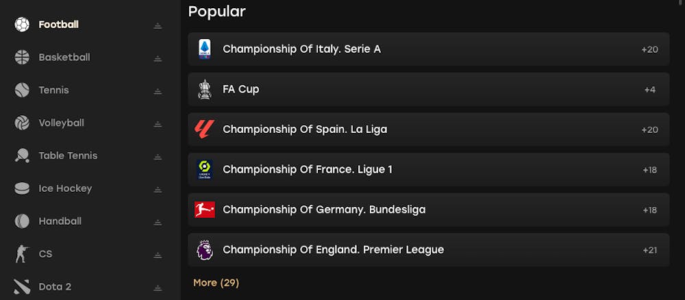 Exempel på odds och betting hos casinon utan licens