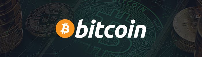 Logotypen för kryptovalutan Bitcoin (BTC).