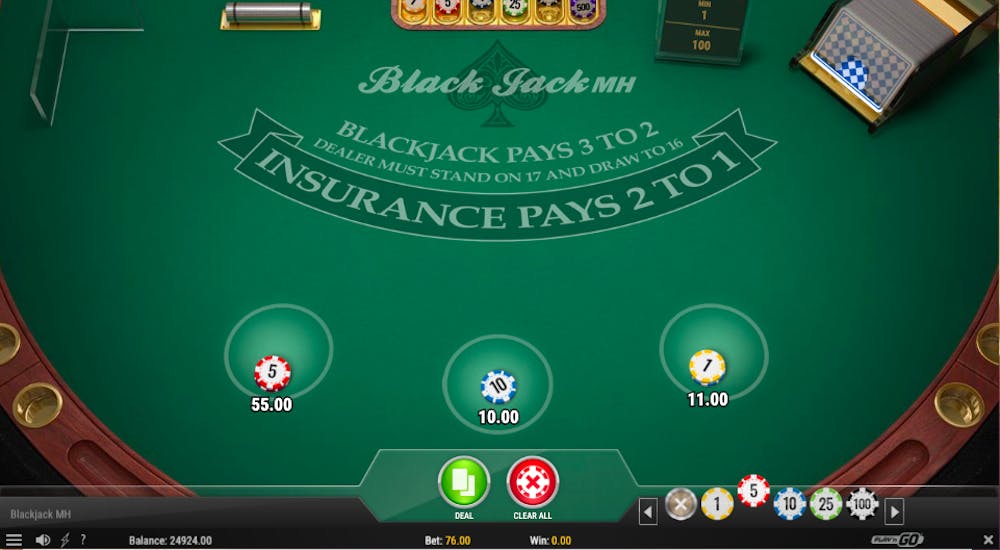 Blackjack multihand