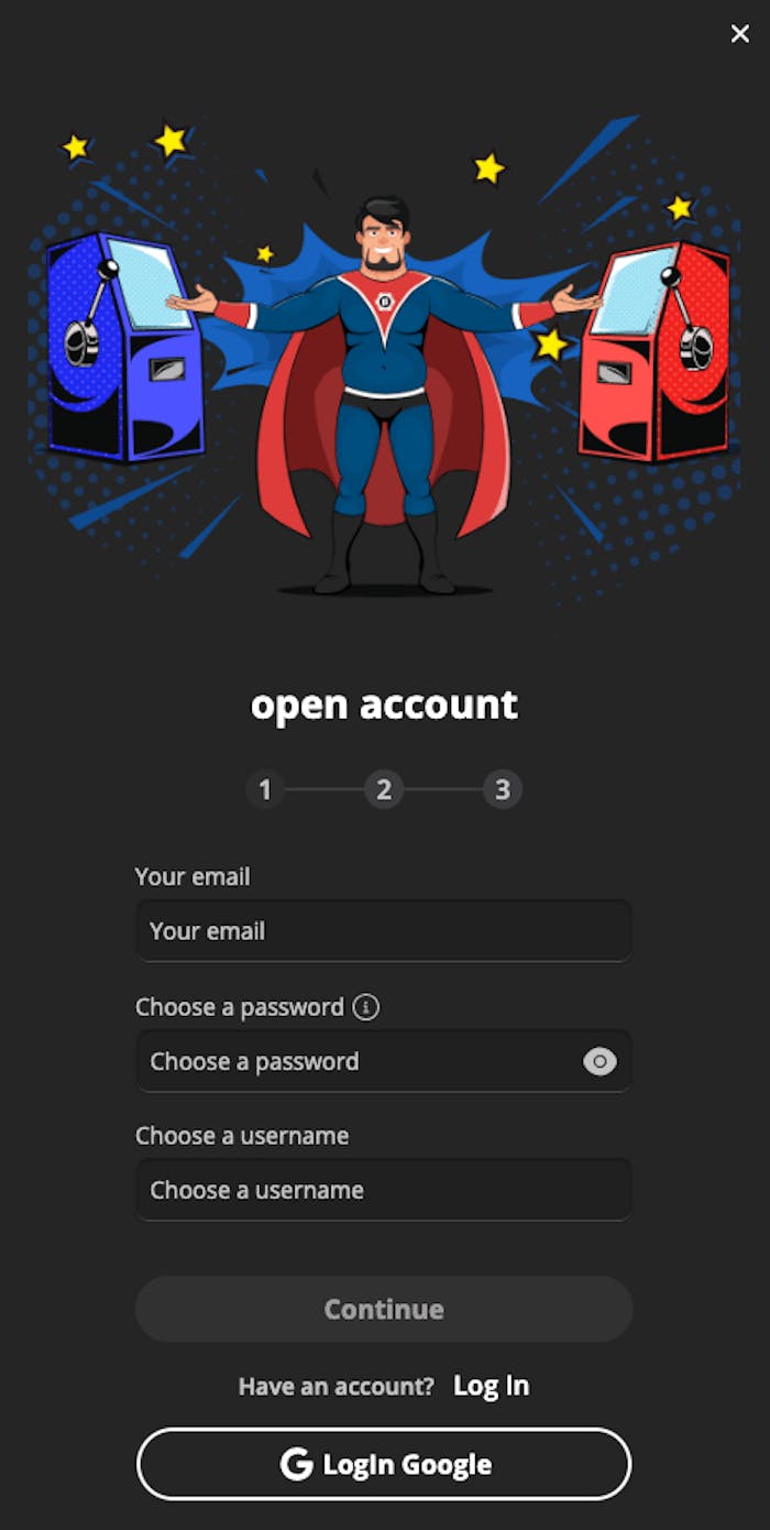 Rejestracja w Bruce Bet