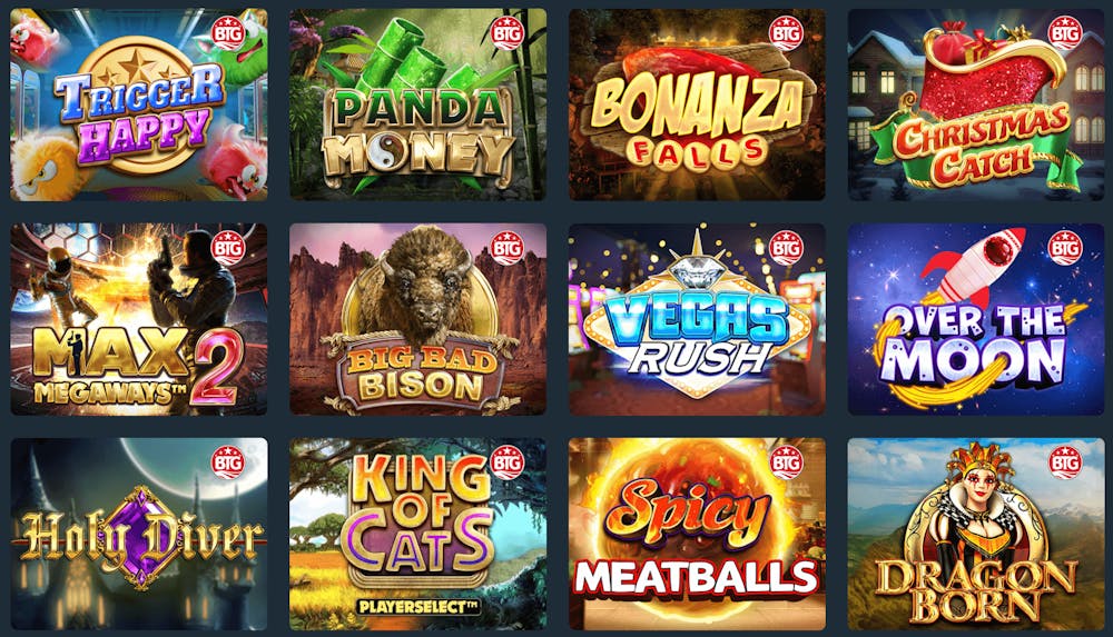 Screenshot på spel som Big Time Gaming erbjuder på casino utan svensk licens.