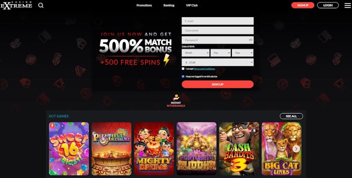 casino extreme hemsida