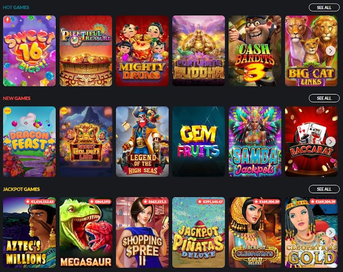 casino extreme urval av spel