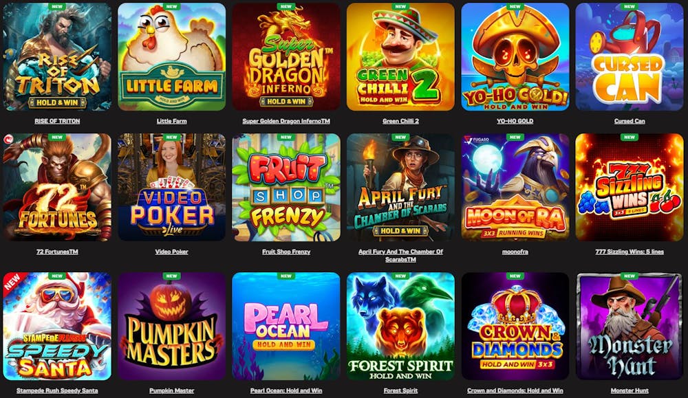 classy slots casino urval av spel