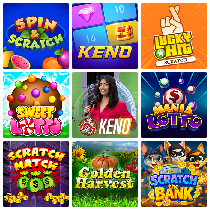 Bingo och lotterier hos casinon utan svensk licens.
