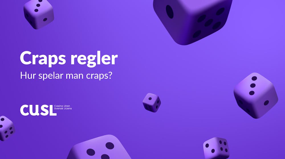 Craps regler: Hur spelar man craps?