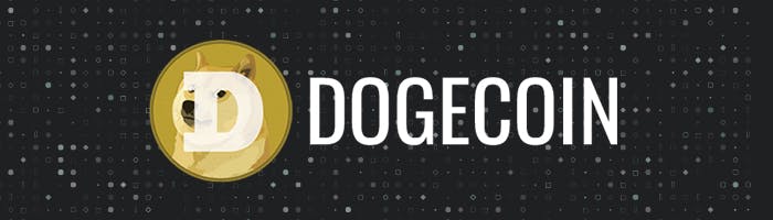 Logotypen för kryptovalutan Dogecoin (DOGE).