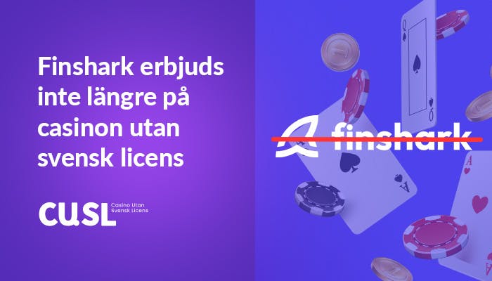 Det finns inte längre något Finshark casino utan svensk licens