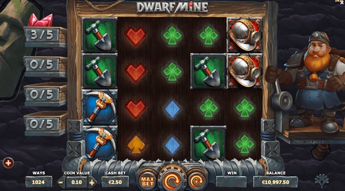 Gameplay av Dwarf Mine