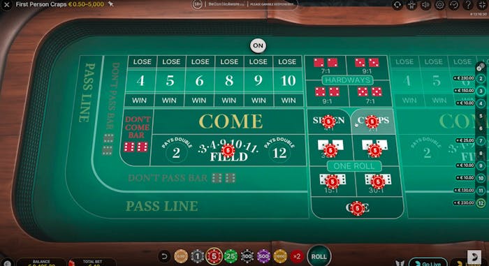 First person craps