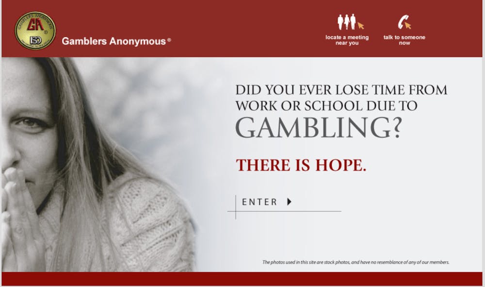 Gamblers Anonymous hemsida