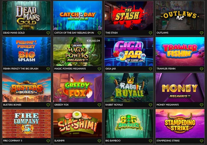 gday casino urval av spel