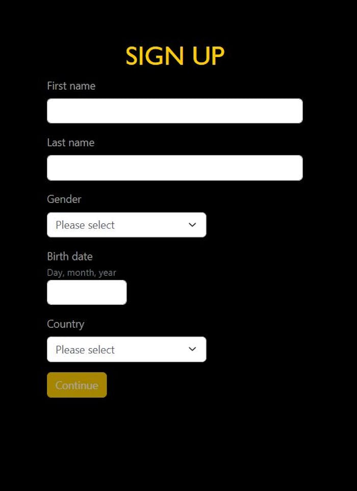 gdaycasino registrerningssida