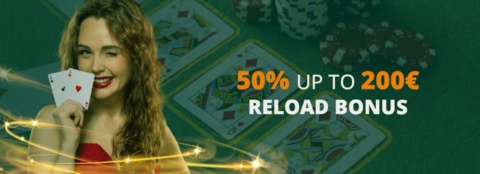 Reload erbjudande på Gomblingo Casino.