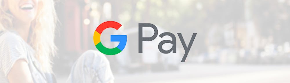 Logotypen för betalningstjänsten Google Pay. Använd tjänsten till att göra insättningar på ett Google Pay casino utan svensk licens.