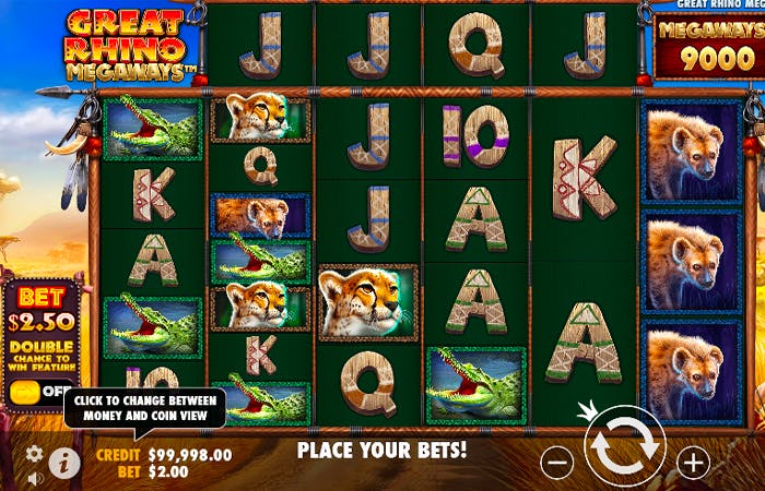Great Rhino Megaways: Information och detaljer logo