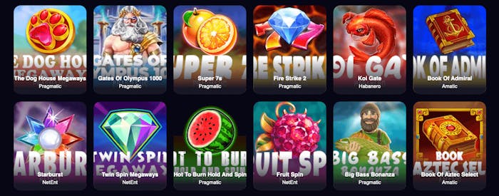 Spelutbudet på Gxmble Casino