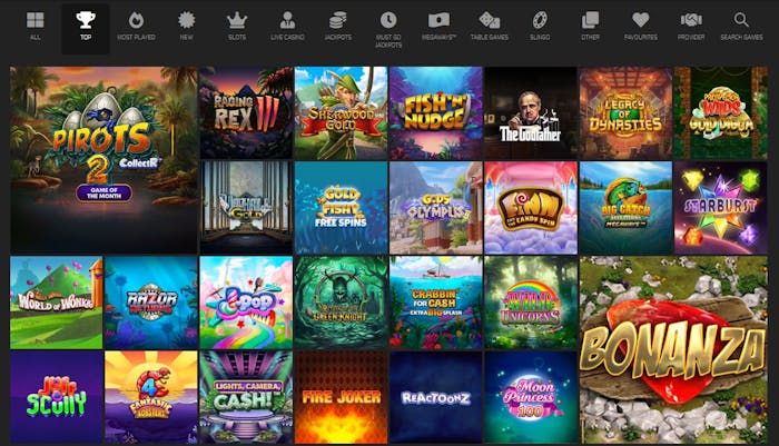 hello casino urval av spel