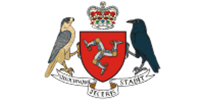 Logotypen för Isle of Man Gambling Supervision Commission.