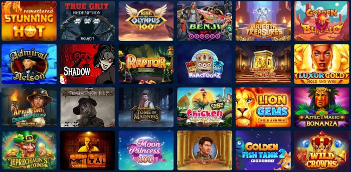 jupicasino urval av spel