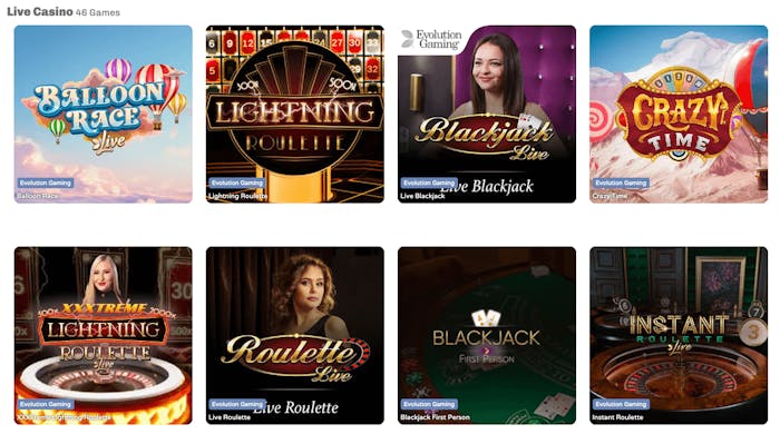 Över 40 live casinspel hos Lumi Casino, inklusive Monopoly Live