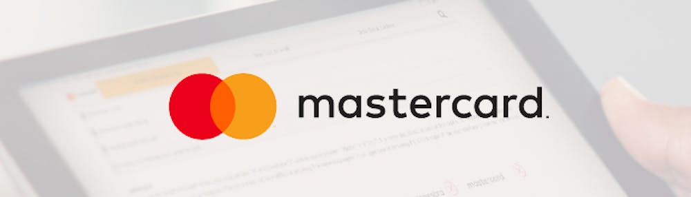 Logotypen för betalningsmetoden Mastercard. Betalkortet möjliggör säkra insättningar och uttag när du spelar hos ett Mastercard casino utan svensk licens.