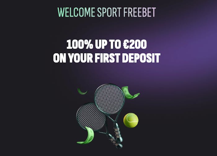 Ett gratisspel på 100% upp till 200€.