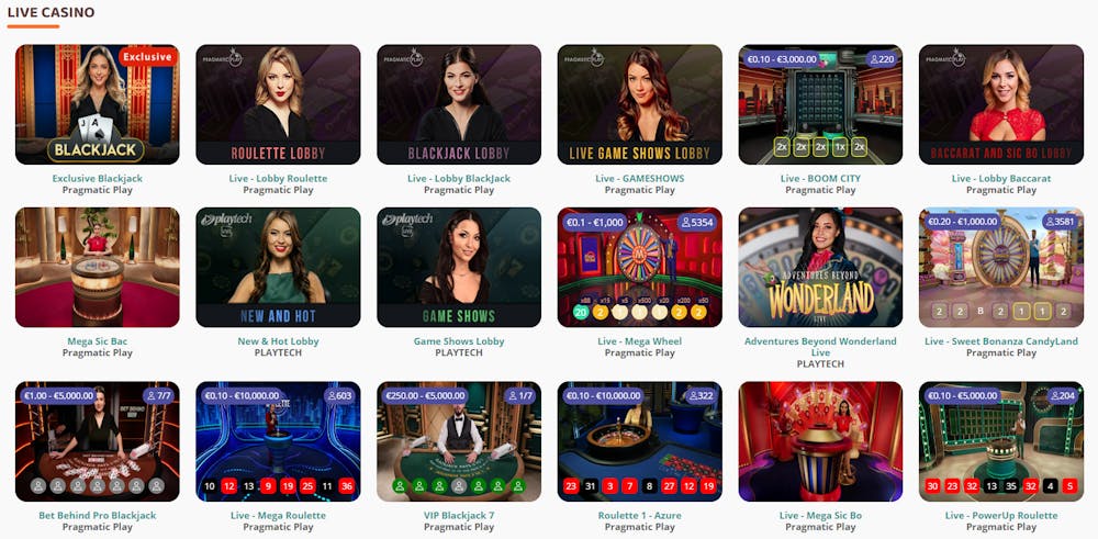Mois live casino.