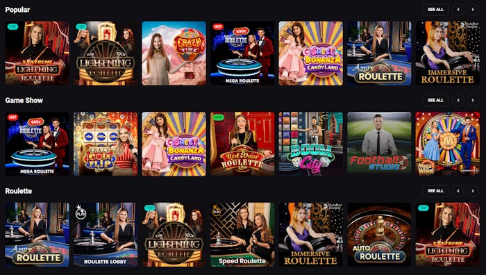 Live casino hos N1 Casino