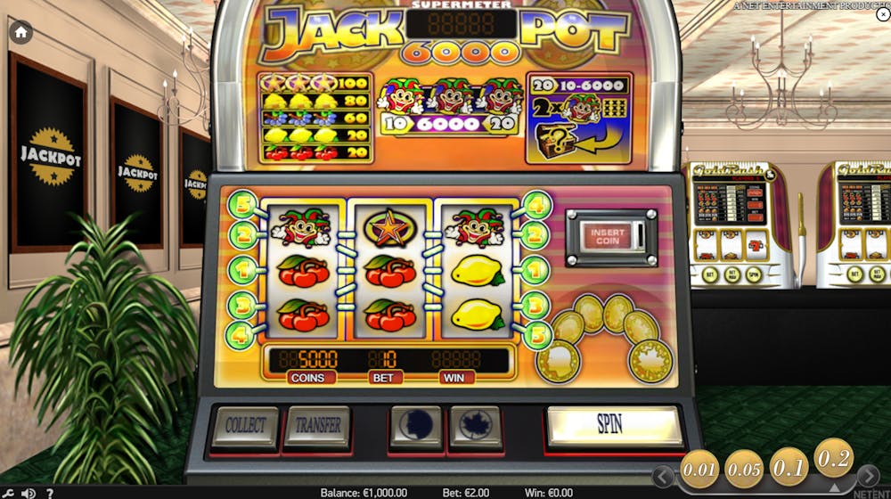 Jackpot 6000: Information och detaljer logo