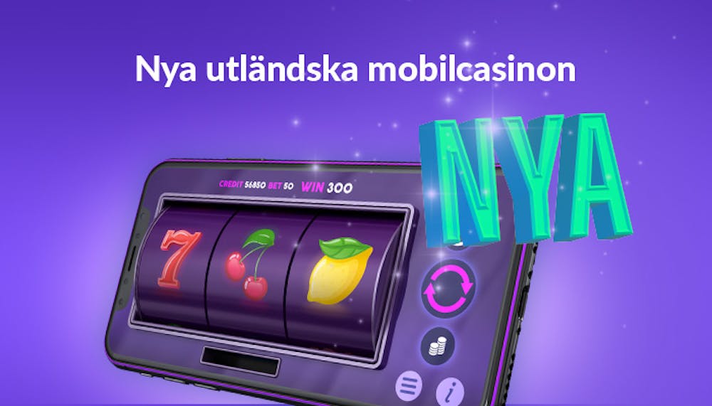 Nya utländska mobilcasinon listade