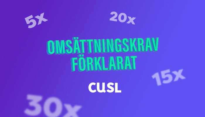 Omsättningskrav: Vi förklarar begreppet