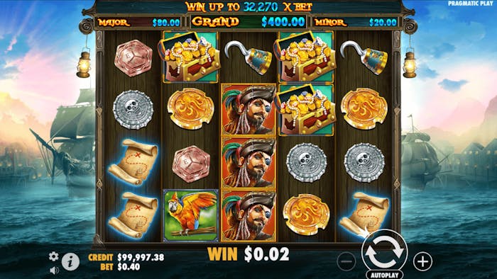 Gameplay av pirate gold