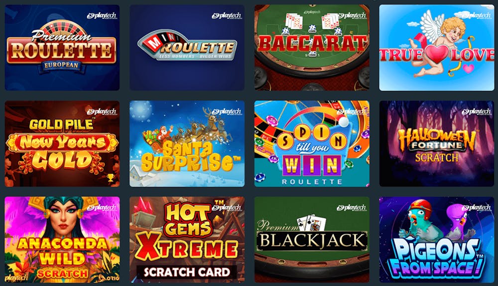 Screenshot på live spel som Playtech erbjuder på casino utan svensk licens.