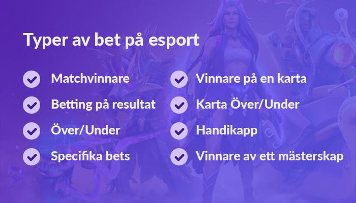 Populära esport bets