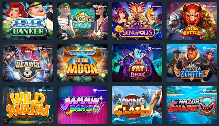 Screenshot på spel som Push Gaming erbjuder på casino utan svensk licens.
