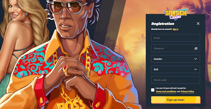 Hur man registrerar sig på SnatchCasino