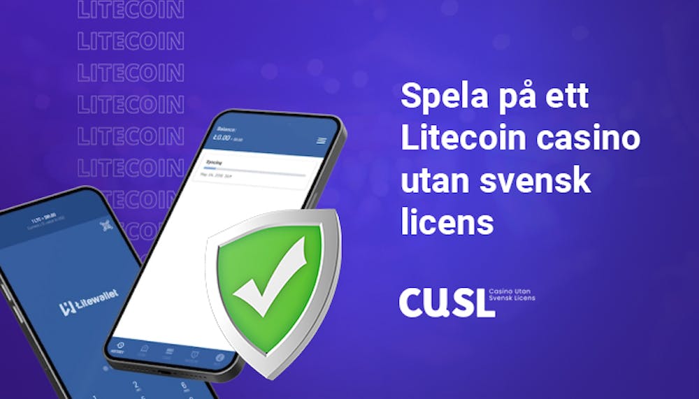 Spela på ett Litecoin casino utan svensk licens