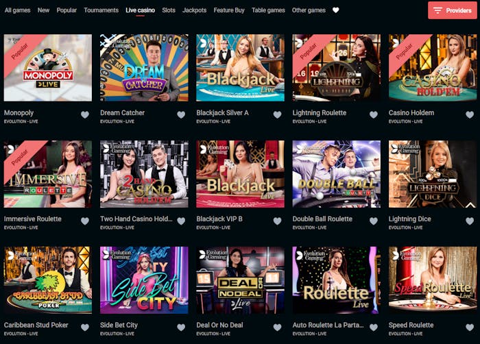 Live casino hos Stakes 